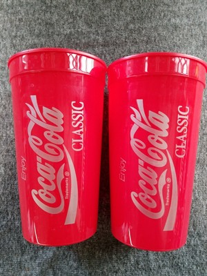 Download Enjoy Coca Cola Classic Plastic Cup Lot of 2 7" | eBay