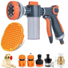 Dog Shower Sprayer High-pressure Nozzle Foam Garden Car Pet CAT Wash Tool
