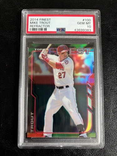 2014 Topps Finest - Mike Trout #100 Refractor