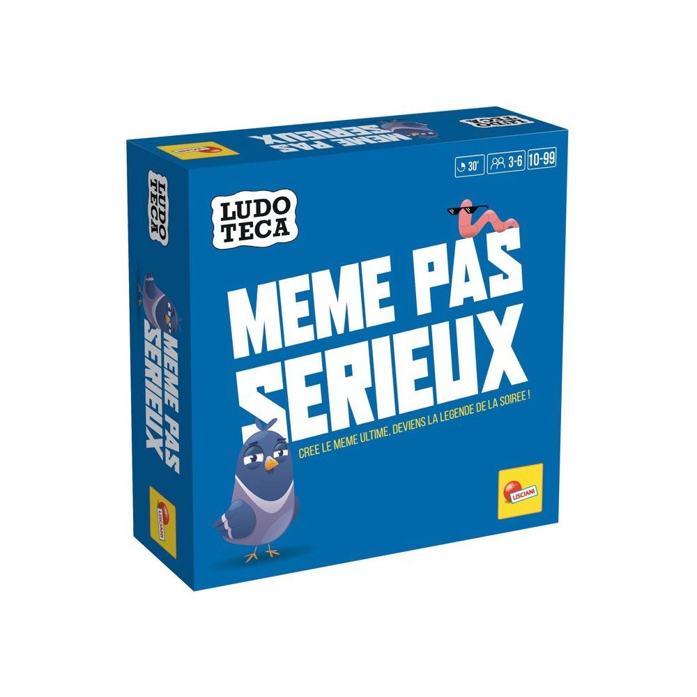 Jeu d'humour Même Pas Sérieux Ludoteca Liscianigiorchi pour 3 à 6 joueurs