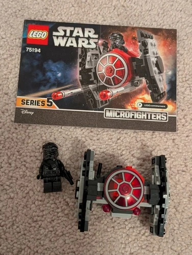 LEGO Star Wars: First Order TIE Fighter Microfighter (75194) Complete Used Set!