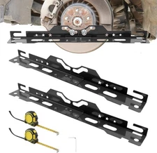 2PCS Heavy Duty Toe Alignment Tool Plates Wheel & 5m/16ft Tape Measures NEW