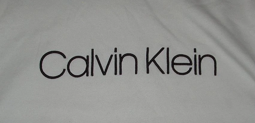 Mens Sz Medium Black & White Stretchy LOGO Hoodie Hooded Sweatshirt CALVIN KLIEN - Image 2 of 2