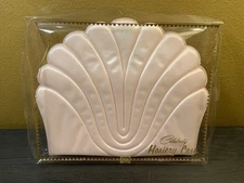 Vintage Pink Shell Scalloped Hosiery Case Lingerie Keeper Holder Movie TV Prop