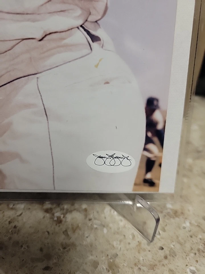 L.A DODGERS TOMMY DAVIS Signed Photo W/COA Vintage 8 "X 10" - Image 2 of 3