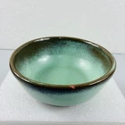 Frankoma 6X Westwind Prairie Green Brown 5.5" Coupe Cereal Bowls VTG Art Pottery