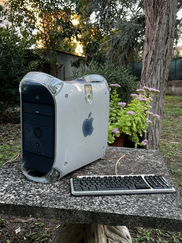 Apple Power Mac G4 @400Mhz 1999 Mac 9.2 M5183 With Keyboard - Immagine 4 di 4