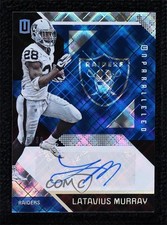 2016 Panini Unparalleled Blue Auto 96/99 Latavius Murray #150 Auto 0ds5