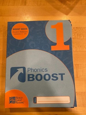 Really Great Reading Phonics Boost 1- 5 Student Workbooks- NEW