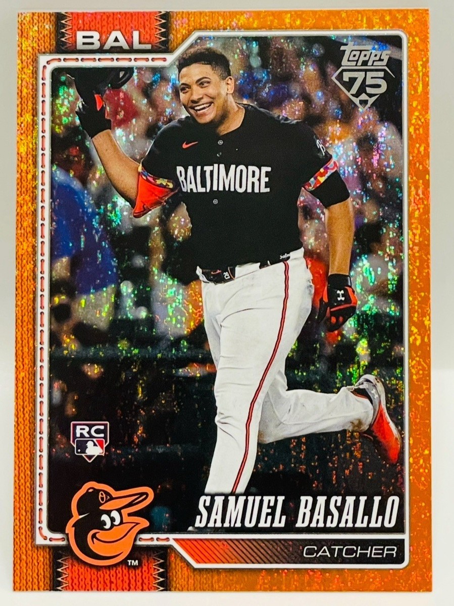 Samuel Basallo RC *11/25* 2026 Topps Orange Holo Color Match #104 