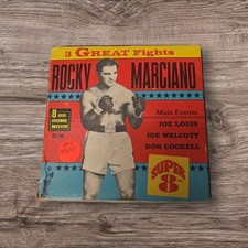 Vintage super 8 movie Rocky Marciano Black And White