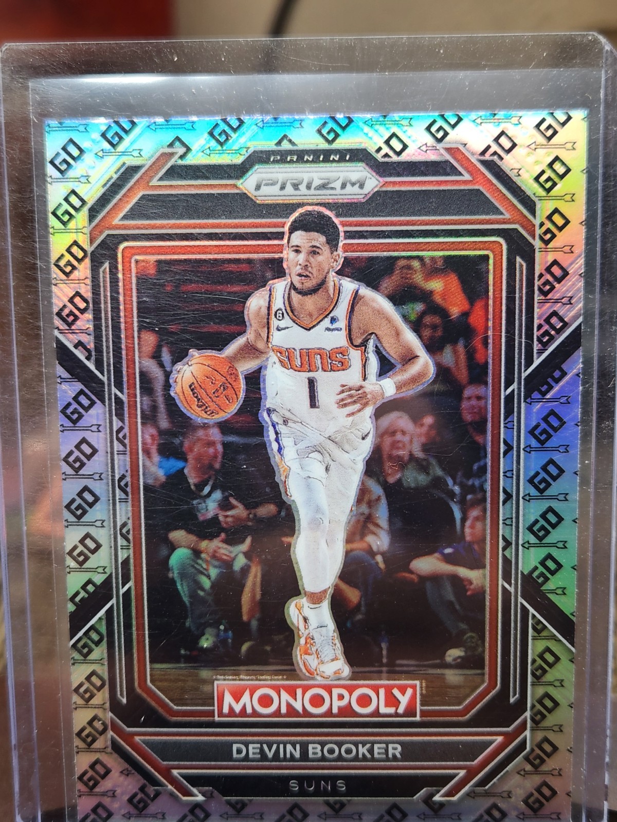 2022-23 Panini Prizm Monopoly - Devin Booker #71 Go Space SSP