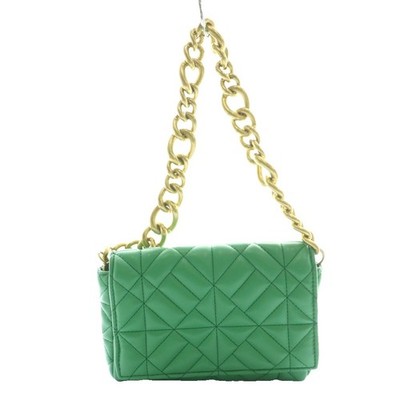 ZARA Green Polyester Shoulder Bag AB Condition 23x14.5cm 9x5.7in
