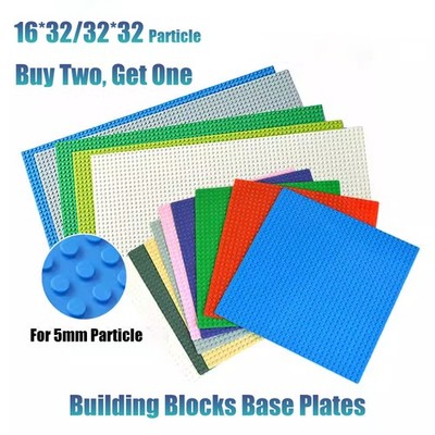 Base Plates Building Plate 16/32x32 Baseplate Grid For Diy Brick Constructions