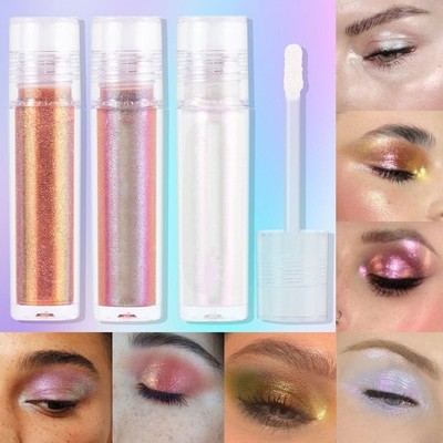 Women Halloween Glitter Chameleon Liquid Eye-shadow Shiny Metallic Highlighter