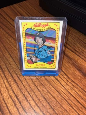 1981 Kellogg's 3-D Super Stars #56 Bruce Sutter St. Louis Cardinals Cubs