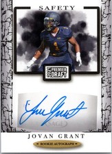 2021 SAGE HIT Autographs Black #A31 Jovan Grant RC Merrimack Warriors