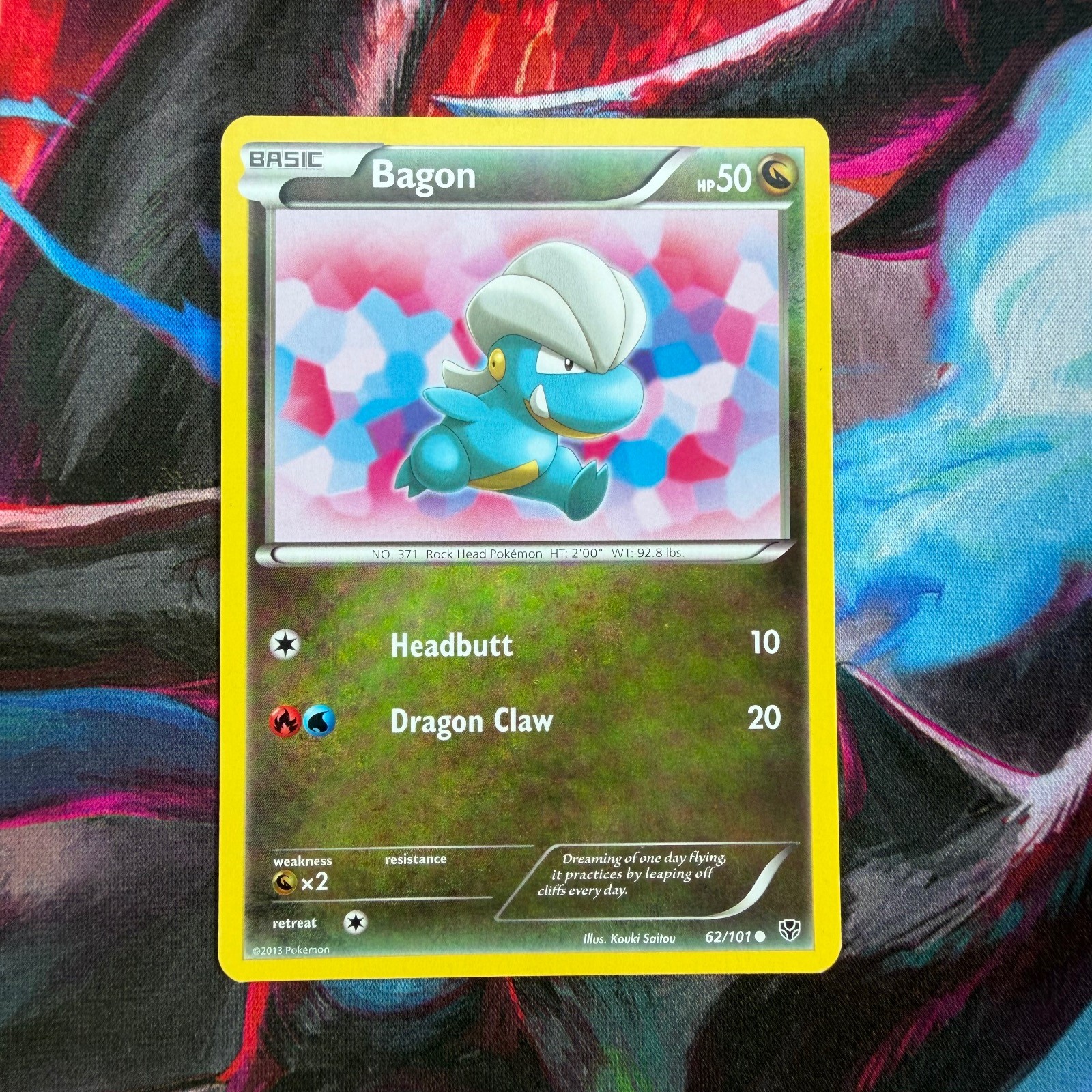 Bagon 62/101 Common Plasma Blast Pokemon Lightly Played