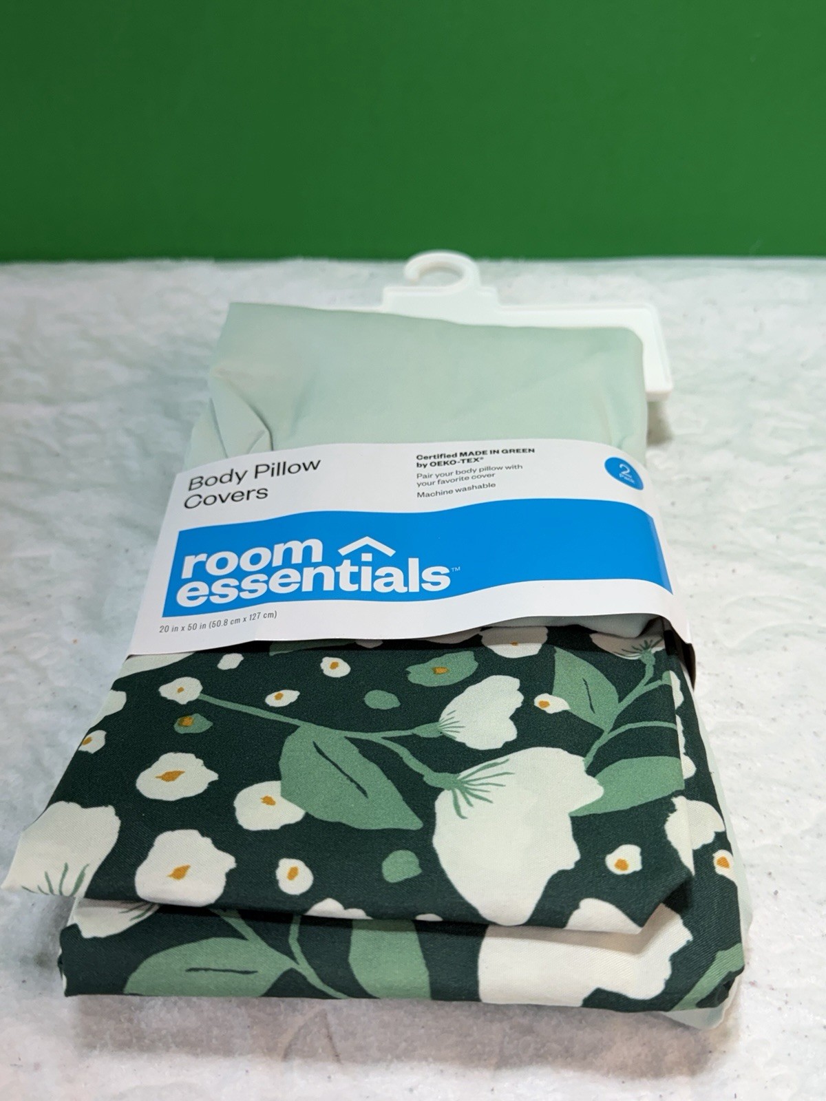 Covers 2-pack 20x50 Green Floral New