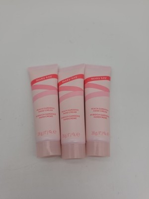 MARY KAY HAND CREAM MINIS ~ PEACH GARDENIA - 1 oz ea - purse size - LOT of 3