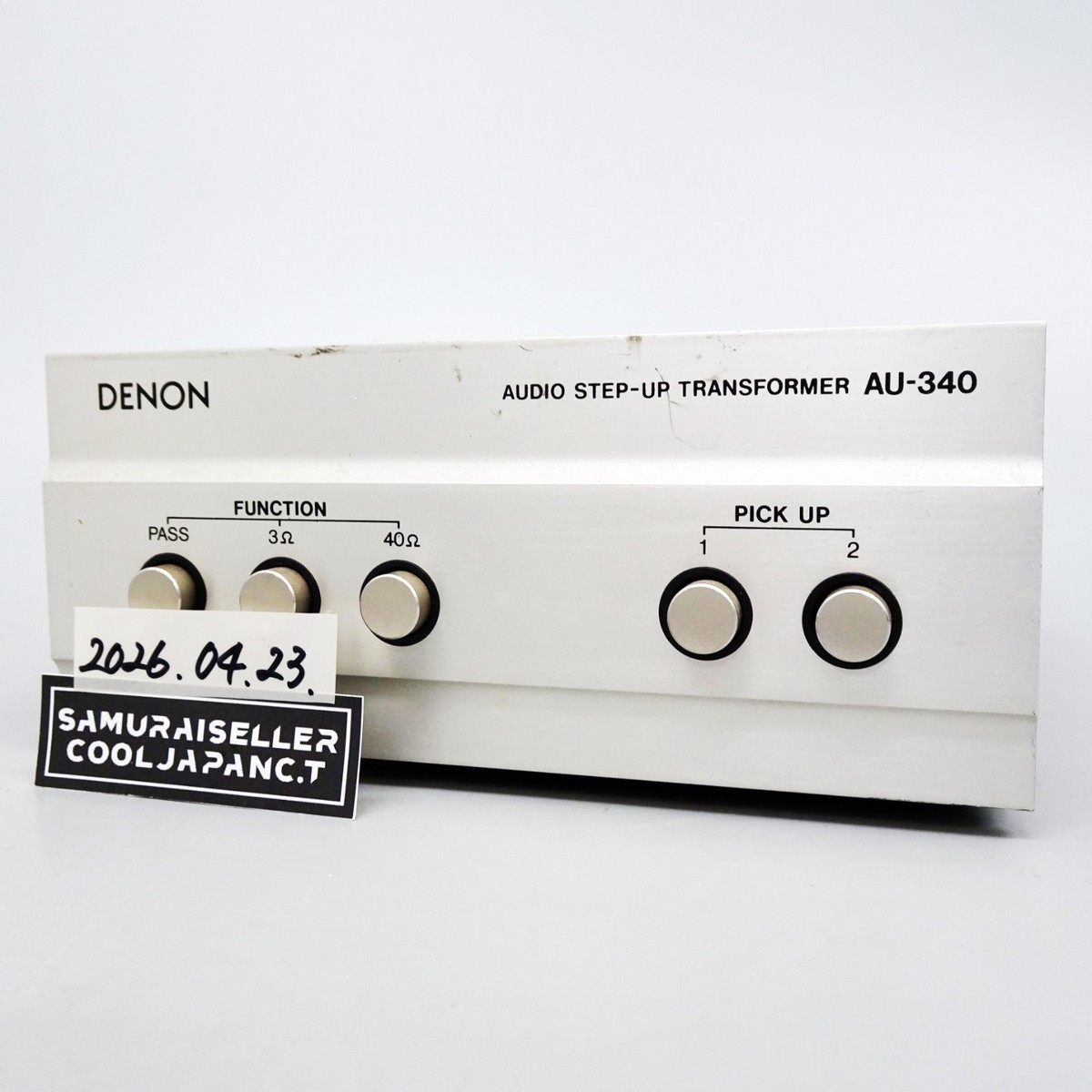 Denon AU-340 Vintage MC Step Up Transformer Head Amplifier from