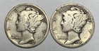 1923 and 1923-S 10C Mercury Dimes 90% Silver