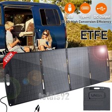 200W Portable Foldable Solar Panel, Monocrystalline Charger for Power Station RV