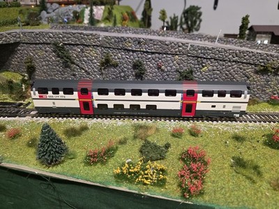 Roco SBB CFF Bi Level Passenger Car 45465 HO Scale DC