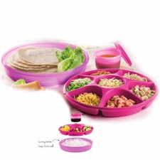 Large TUPPERWARE Serving Center Divided Snack...