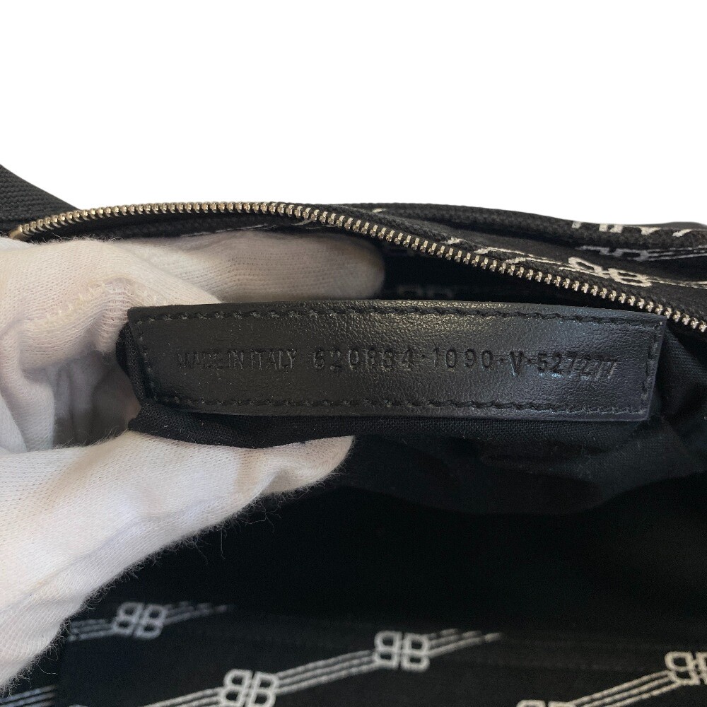 BALENCIAGA 620884 Tote BB canvas Trade S Handbag black canvas Women thumbnail 9