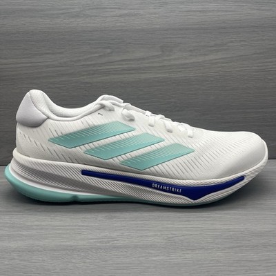 Adidas Supernova Ease IF9563 Sneaker Men 10.5 White/Aqua Running Sneaker ADI126