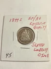 1877 S EF/AU Excellent Quality Seated Liberty Dime Rare