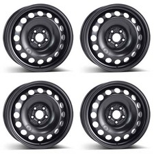 4 Steel wheels Alcar 6.5Jx16 Inch ET42 5x100 for Volkswagen Beetle Bora Golf Pol