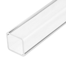 1 Pcs 25mmx25mmx2mm Wall Thickness 432mm Long Clear Acrylic Square Tube