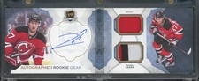 2016-17 The Cup Pavel Zacha Rookie Patch Auto Booklet 3-Color RPA RC SSP /24