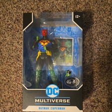 2024 DC McFarlane Multiverse 7' Batman Superman Fusion Action Figure New Sealed