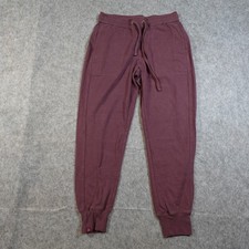 Barefoot Dreams Pants Women ExtraSmall Brused Jersey Sweatpants Jogger Purple