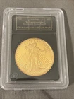 2x 1933 Gold Tone Liberty Double Eagle Coin National Collector's Mint Copy