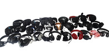 Lot of 30 wired Different Brands Headphones - Free Shipping.