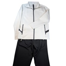 Unisex Track Suit Jogging Set Size M Softshell Zip Pockets Running Walking Gym