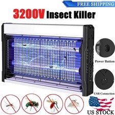 Bug Zapper 3200V Electronic Mosquito Zapper for Outdoor and Indoor Waterproof A+