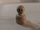 Vintage Little PEOPLE WHITE WOOD GHOST