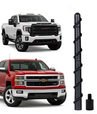Short Spiral Rubber Antenna Compatible with Chevy Silverado 1500  GMC Sierra...