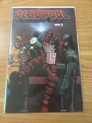 DEADPOOL #1 VOL 9 - WOLVERINE VS DEADPOOL - TRADE DRESS 2024 MIKE MAYHEW