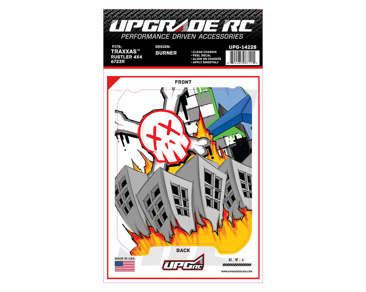 UpGrade RC Chassis Protector for Traxxas® Rustler® 4x4 (Burner) (1) [UPG-14228]
