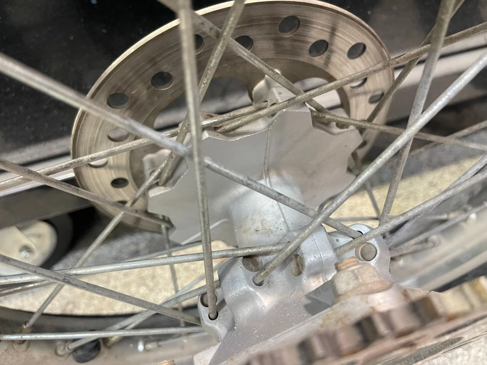 2006 HONDA CR85 CR85 OEM REAR TIRE HUB WHEEL ASSEMBLY HONDA OEM 2006 HONDA - Image 3 of 4