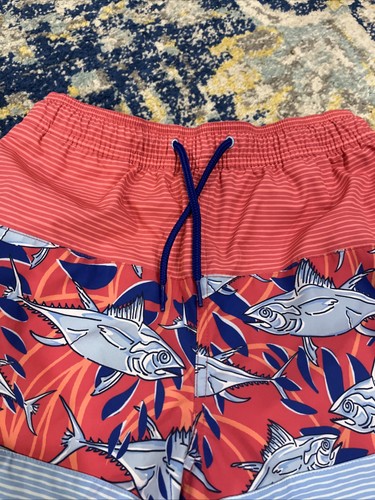 Vineyard Vines Boys Swim Trunks Large Multi Stripe - Picture 8 of 8