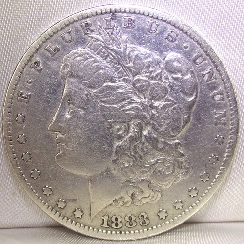 1883 P Morgan Silver Dollar AU/BU