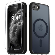 for iPhone SE Case 2022/2020,iPhone 8/7 4.7 inch, Black