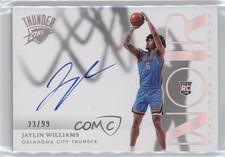 2022-23 Panini Noir Shadow Signatures 23/99 Jaylin Williams #SHS-JWL Auto 1c3k